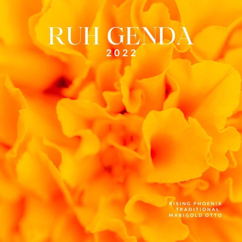 Ruh Genda 2022 : Premium Distilled Marigold Flower Otto Oil - Zafari - RisingPhoenixPerfumery.com